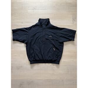 Zero Restriction Pullover Jacket Men’s Large Black GoreTex Golf Windbreaker USA